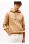 HOODY FLEX FLEECE CAMEL