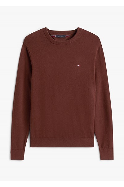 Crew Neck Jumper With Cashmere