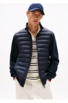 Quilted Zip-Thru Sweatshirt