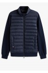 Quilted Zip-Thru Sweatshirt