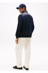 Quilted Zip-Thru Sweatshirt