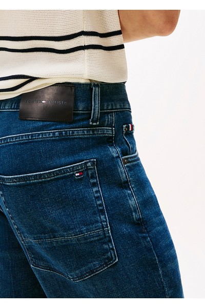Denton Faded Straight Leg Jeans