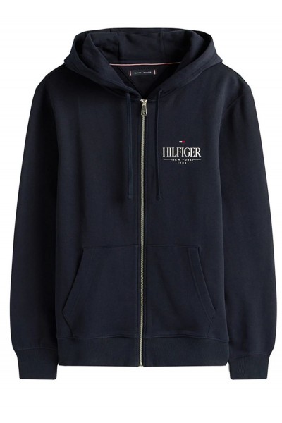  STACKED HOODED ZIP 