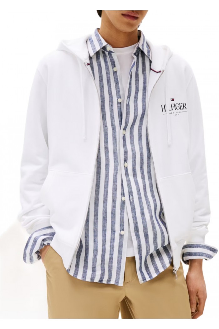  STACKED HOODED ZIP 