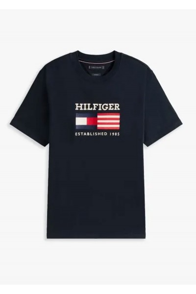AMERICANA MONOTYPE FLAG BOX  TEE