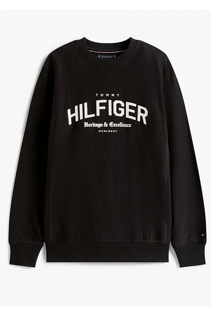 Arch Logo Terry Crew Neck Sweatshirt