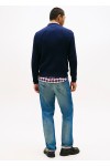 Rib-Knit Crew Neck Jumper With Cashmere