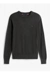 Crew Neck Jumper With Cashmere