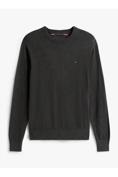 Crew Neck Jumper With Cashmere