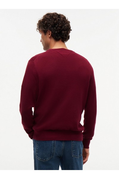 Crew Neck Jumper With Cashmere