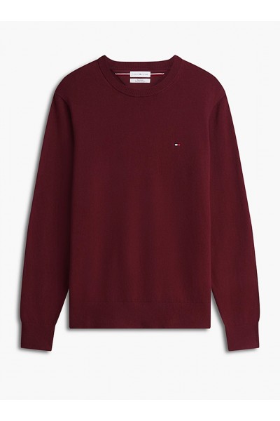 Crew Neck Jumper With Cashmere