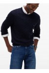 Cable Knit Crew Neck Jumper