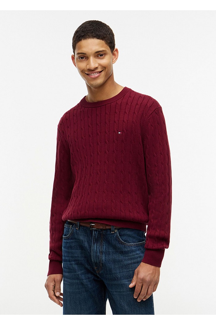 Cable Knit Crew Neck Jumper