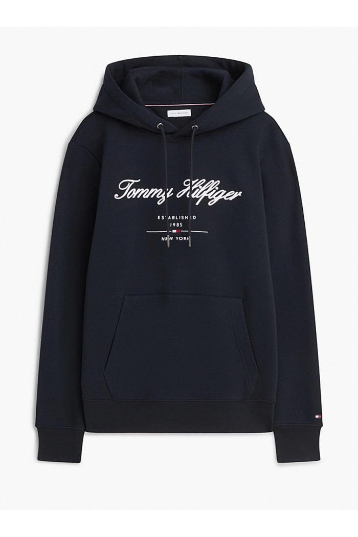 Logo Embroidery Fleece Hoody