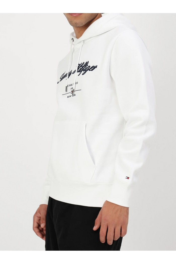Logo Embroidery Fleece Hoody