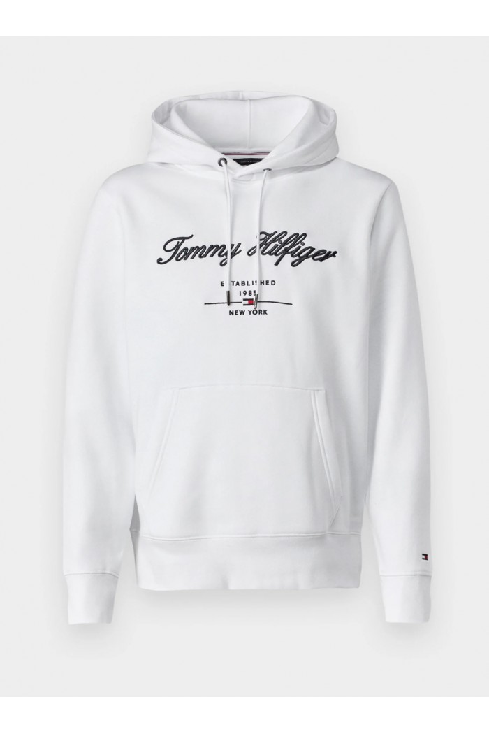Logo Embroidery Fleece Hoody