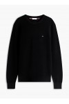 Textured Knit Crew Neck Jumper