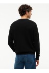 Textured Knit Crew Neck Jumper