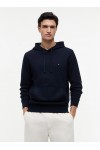 Flag Embroidery Terry Drawstring Hoody