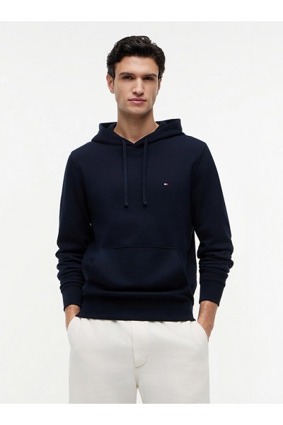 Flag Embroidery Terry Drawstring Hoody
