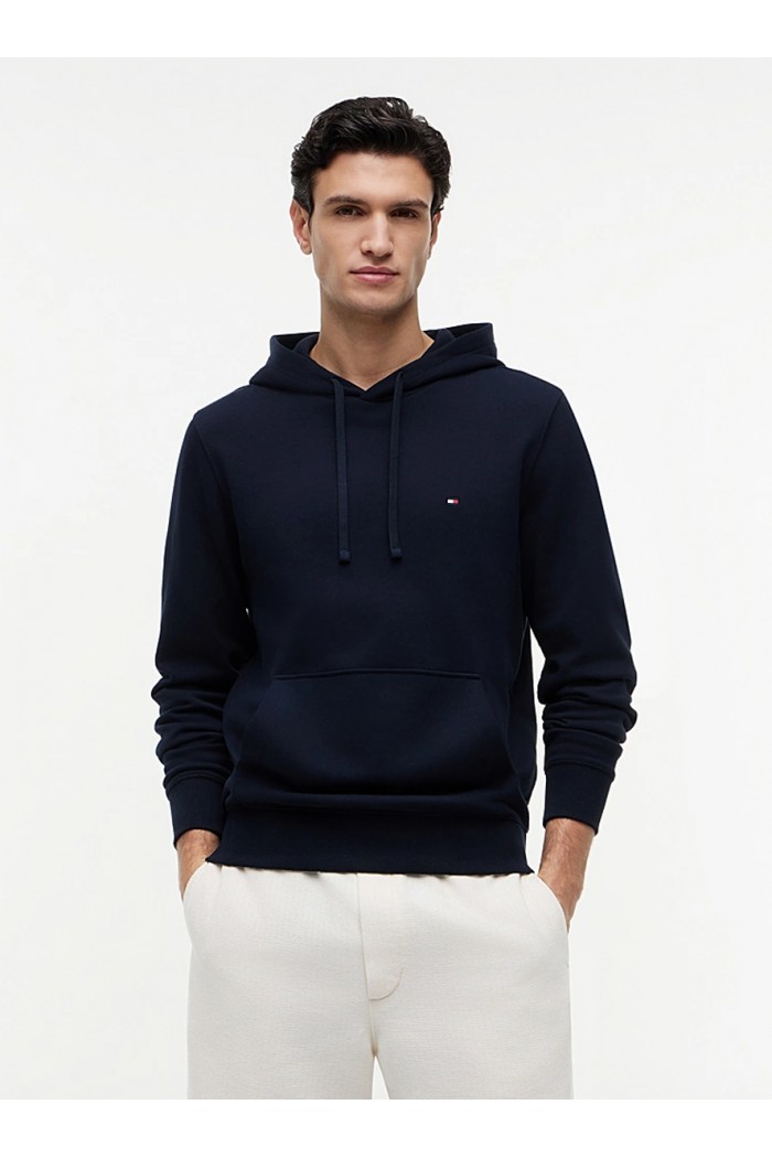 Flag Embroidery Terry Drawstring Hoody
