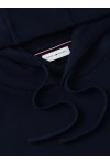 Flag Embroidery Terry Drawstring Hoody