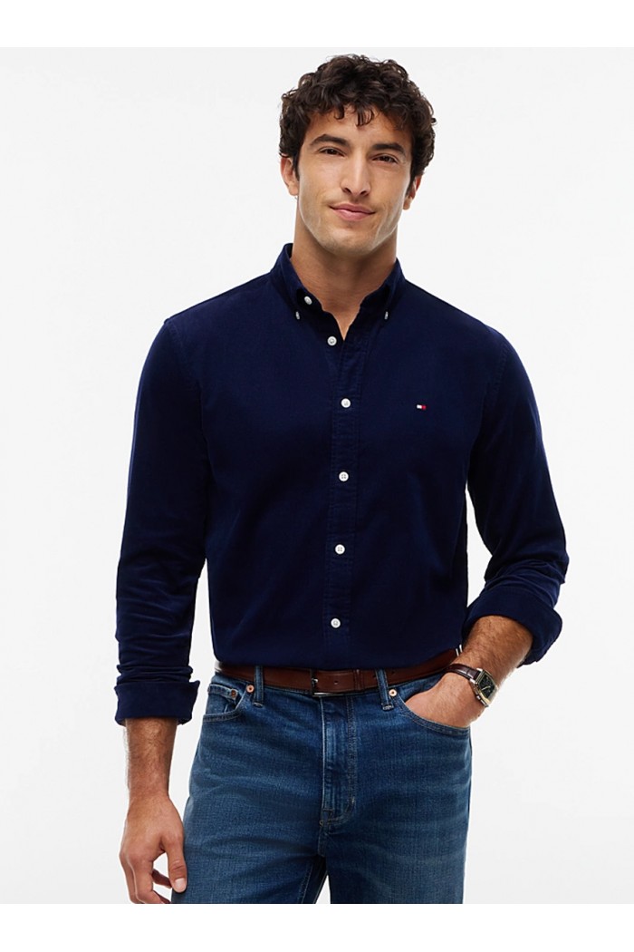 Regular Fit Fine Corduroy Shirt