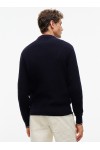 Tipped Cuff Crew Neck Jumper