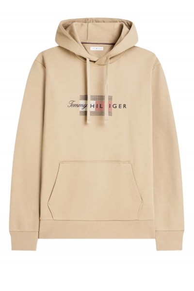 Flag Graphic Terry Drawstring Hoody