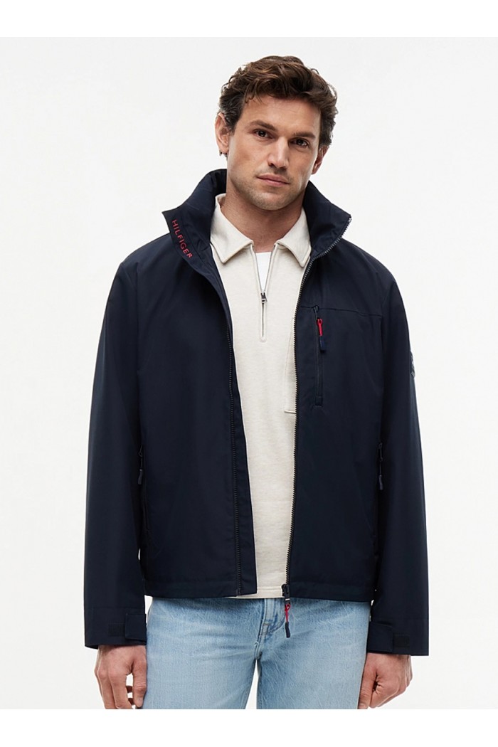 Logo Collar Zip-Thru Jacket