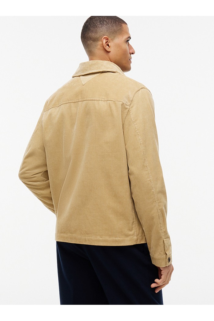 Relaxed Fit Corduroy Chore Shirt Jacket