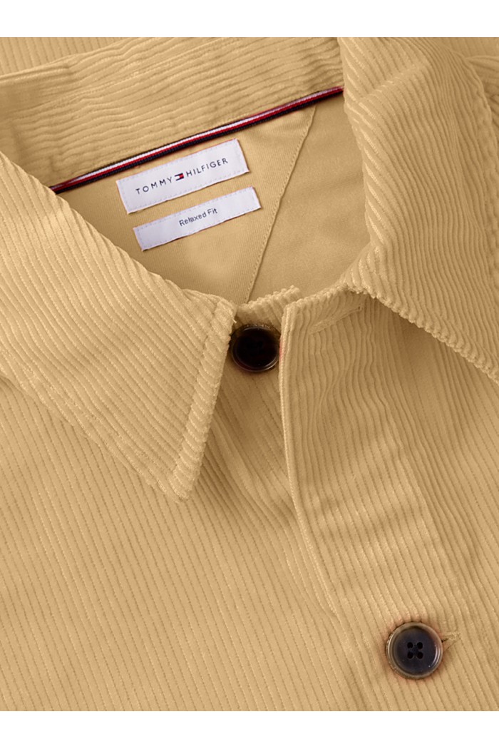 Relaxed Fit Corduroy Chore Shirt Jacket