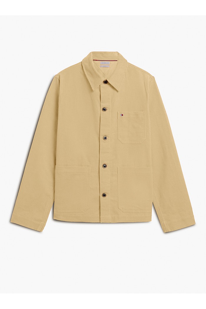 Relaxed Fit Corduroy Chore Shirt Jacket