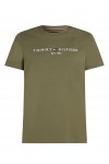 Logo Embroidery Slim Jersey T-Shirt