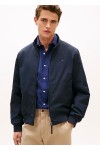 Stand-Up Collar Relaxed Harrington Jacket