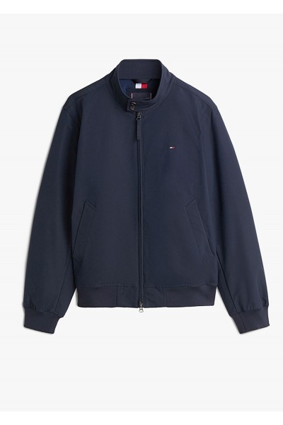 Stand-Up Collar Relaxed Harrington Jacket