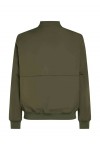 Stand-Up Collar Relaxed Harrington Jacket