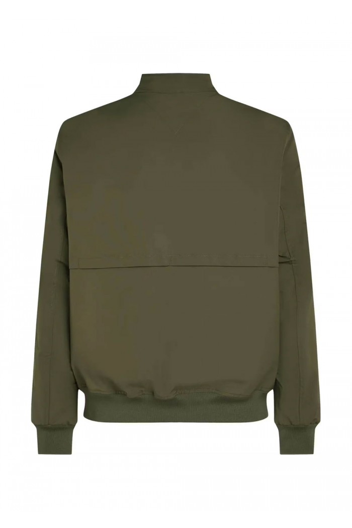 Stand-Up Collar Relaxed Harrington Jacket