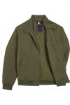 Stand-Up Collar Relaxed Harrington Jacket
