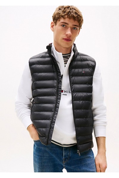 Packable Quilted Gilet Black