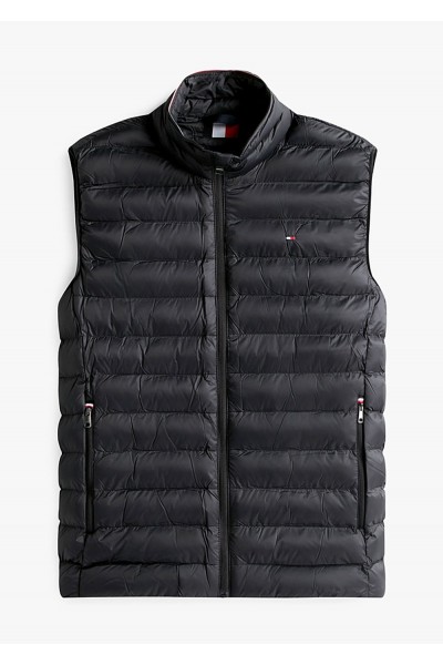 Packable Quilted Gilet Black