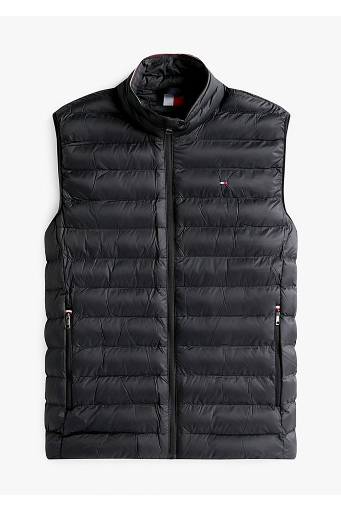 Packable Quilted Gilet Black