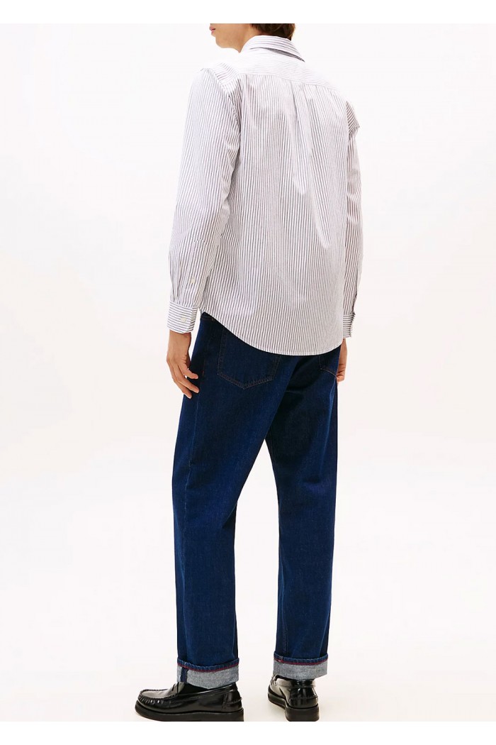 Flex Regular Fit Pinstripe Shirt