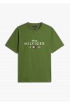 Logo Graphic Jersey Crew Neck T-Shirt