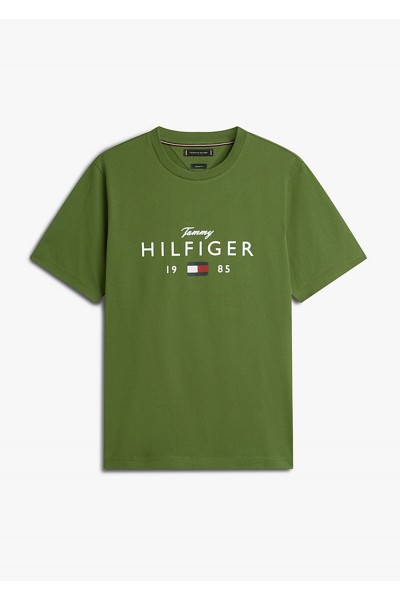 Logo Graphic Jersey Crew Neck T-Shirt