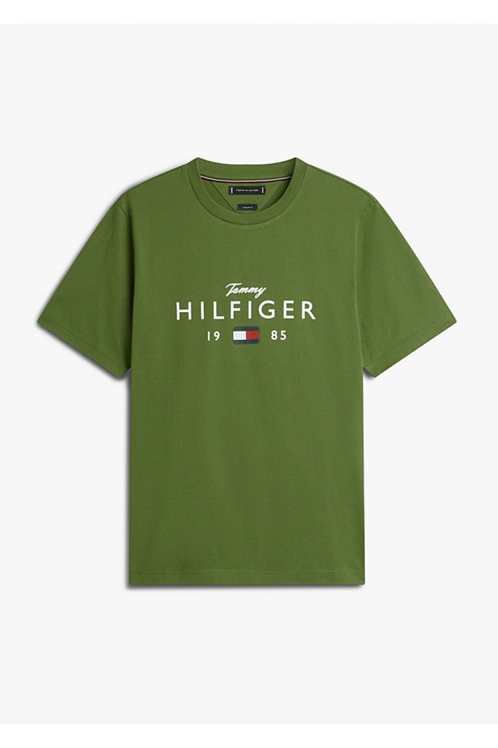 Logo Graphic Jersey Crew Neck T-Shirt