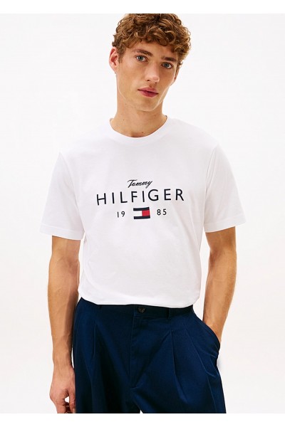 Logo Graphic Jersey Crew Neck T-Shirt