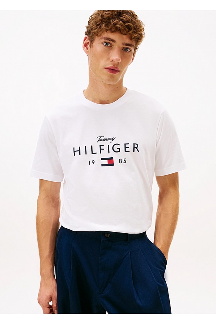 Logo Graphic Jersey Crew Neck T-Shirt