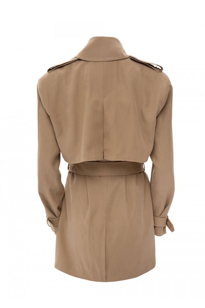 BEIGE TRENCH JACKET