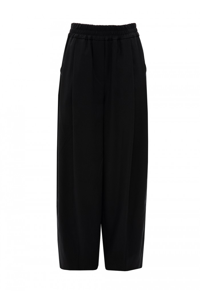 BLACK CASUAL PANTS